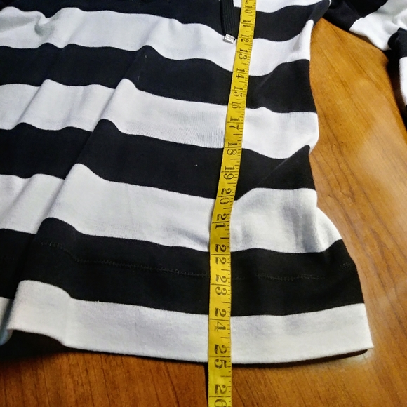 AMERICAN LIVING SWEATSHIRT HOODIE STRIPED WOMANS - Picture 6 of 8